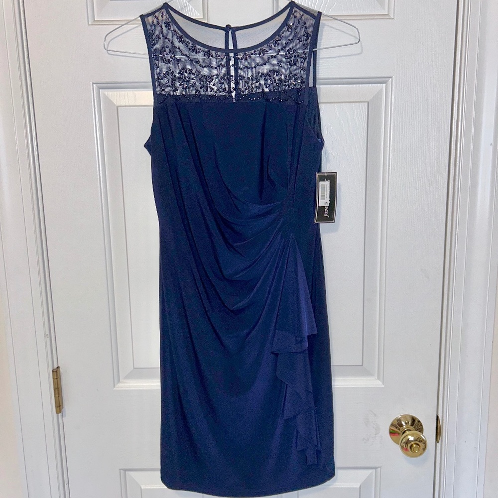 NWT Jessica Howard navy dress 6P